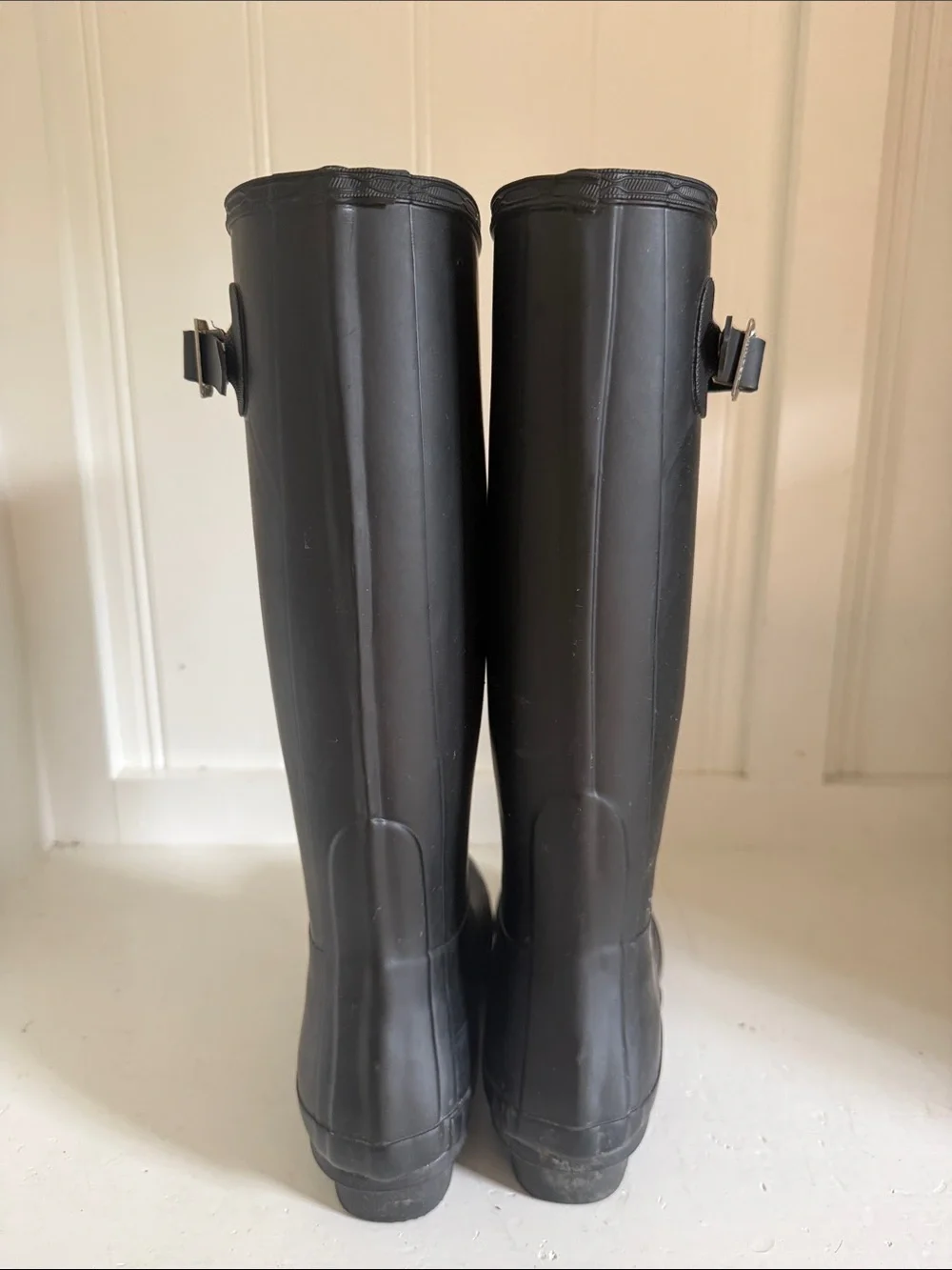 Hunter Tall Black Rain Boots US 7